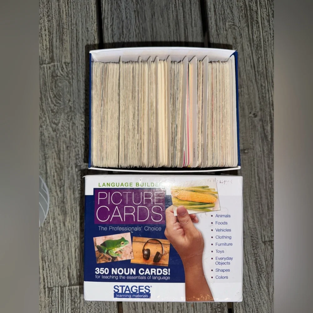 Stages Learning Picture Language Building Cards Set - Picture 2 of 4